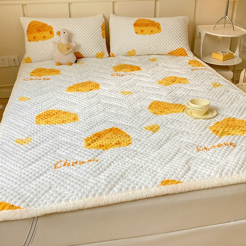 Утепленный зимний матрас, коралловый тандемный велосипед для учащихся начальных классов для домашнего использования