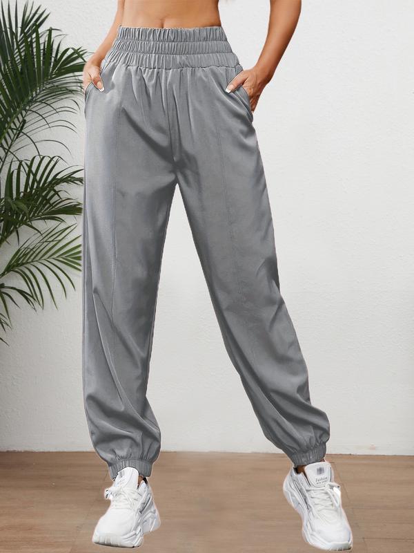 Z2340 代发速卖通亚马逊跨境新款运动裤女式高腰快干跑步裤松