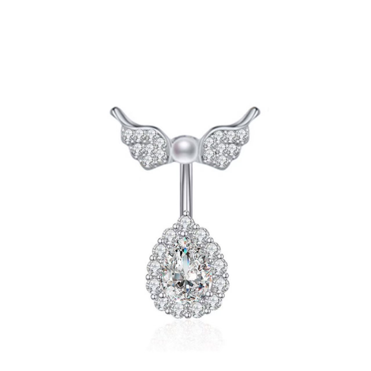 16G labret stud size and finish detail