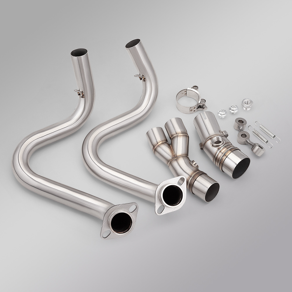 Er6F Z650 Er6N Ninja650 Full Section Exhaust Pipe Modification Split Front and Rear Muffler Set
