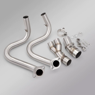Motorcycle exhaust pipe: Exhaust Pipe Modification Split