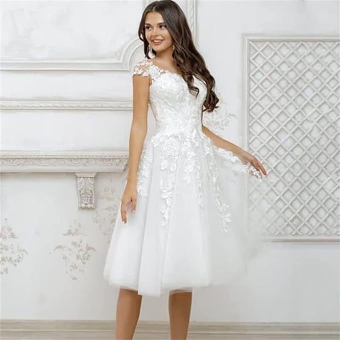 Comercio exterior vestido de noche transfronterizo otoño / invierno 2025, nuevo estilo de cena, fiesta blanca, alienígena, ropa de boda ligera corta image 6