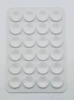 White, adhesive