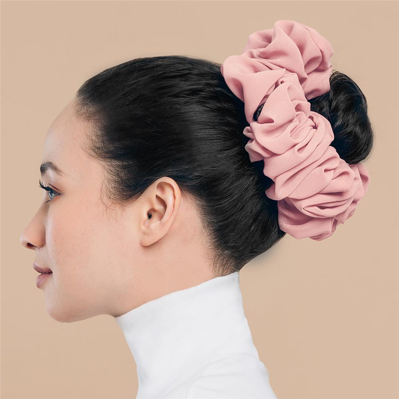 Fashion Solid Color Cloth Handmade Hair Tie 1 Piece display picture 2