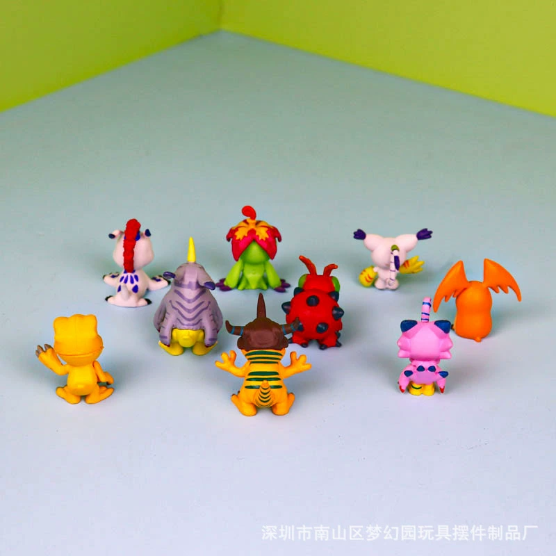 Digimon Adventure ручной работы девять древних зверей тиранозавр зверь Bada зверь Габу зверь столешница модель украшения