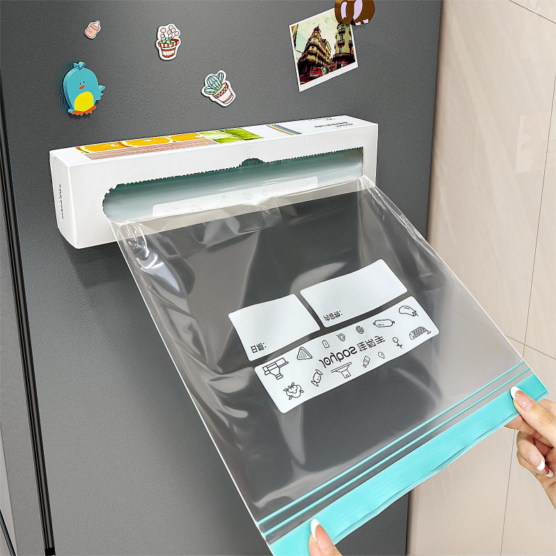 Ziplock Bag Thickened Plastic Sealed Freezer Bag Storage Bag Food Grade Household Refrigerator Fresh-Keeping Bag