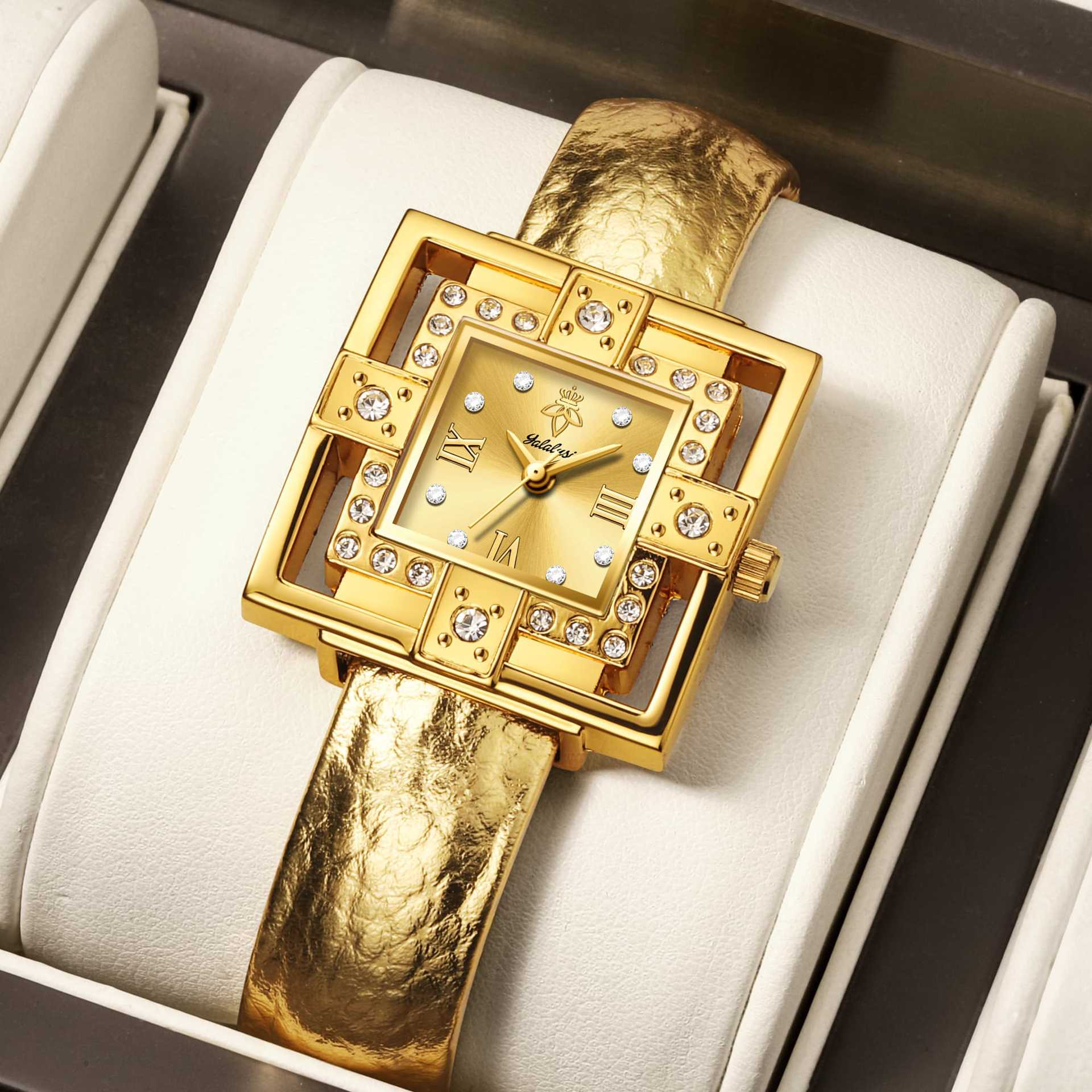 Yalalusi Integrated Bracelet Ladies Watch Light Luxury Business Waterproof Quartz Watch Foreign Trade New Hot Sale