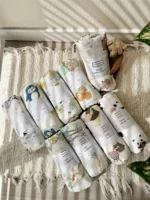 Сумка, пуховое одеяло для новорождённых, детское марлевое полотенце для ванны