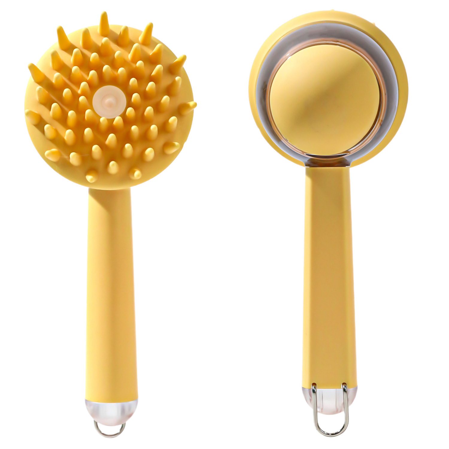 Perro cepillo de baño en stock mayorista gato y perro general cepillo de masaje de baño de espalda puede agregar líquido de baño cepillo de limpieza de mascotas