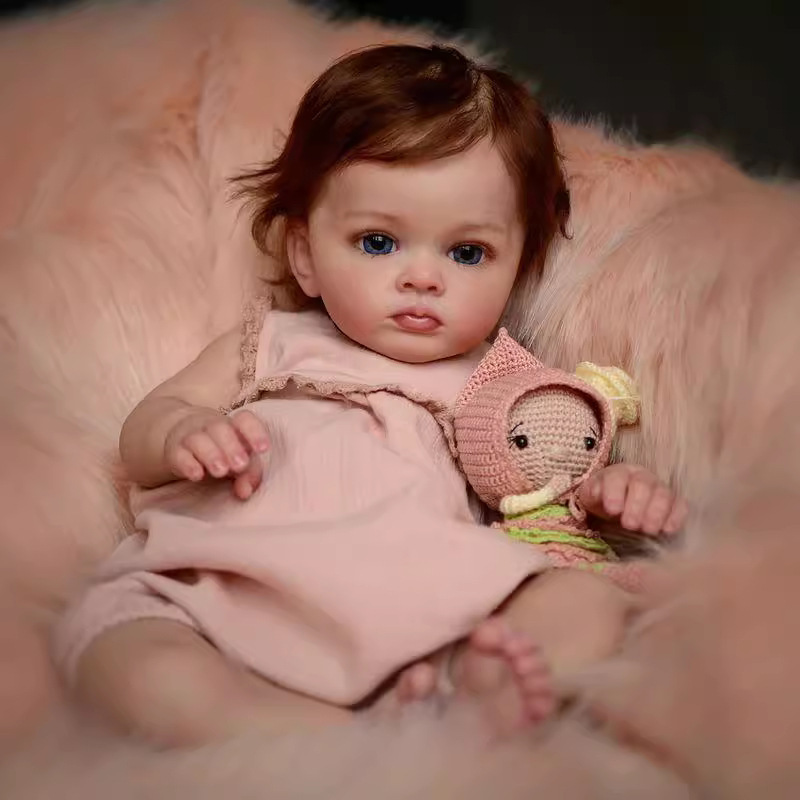 Muñecas al por mayor 55 cm muñecas muñecas renacer muñecas simulación 22 pulgadas juguetes de goma blanda muñecas