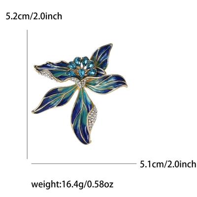 European and American atmosphere alloy Yaxa sancaqları - blue-4634-bl