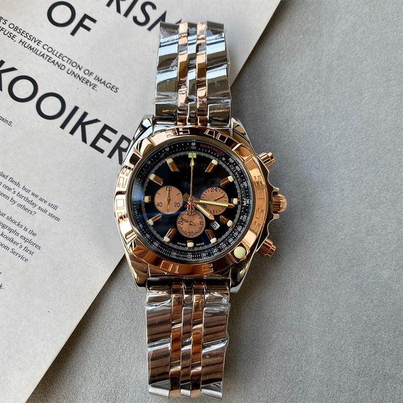 Cross-border supply high quality men's watch luxury casual Baijia automatic steel belt men's watch wholesale