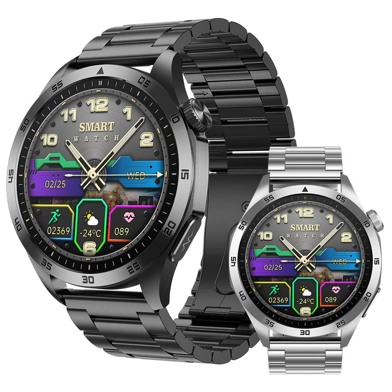 2024 New ET485 Smart Watch ECG ECG Bluetooth Call AMOLED Micrology Emotional Function