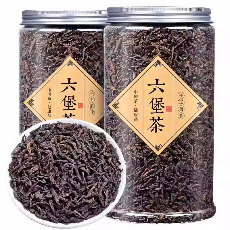 广西黑茶六堡茶梧州特级正品正宗礼盒装 茶叶老六特产年陈香500g