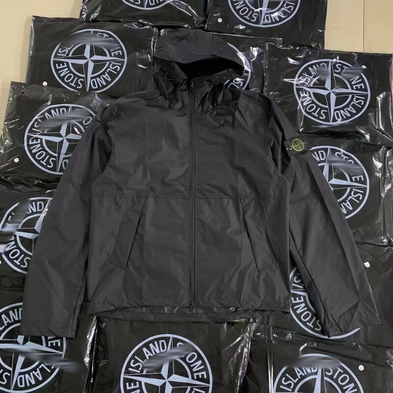 Cross-Border Stone Wholesale and Retail Stone Hardshell Windproof and Waterproof Shoulder Patch Gtx Outdoor Jacket