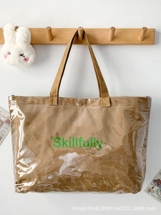 Waterproof big one-shoulder bag, Korean style