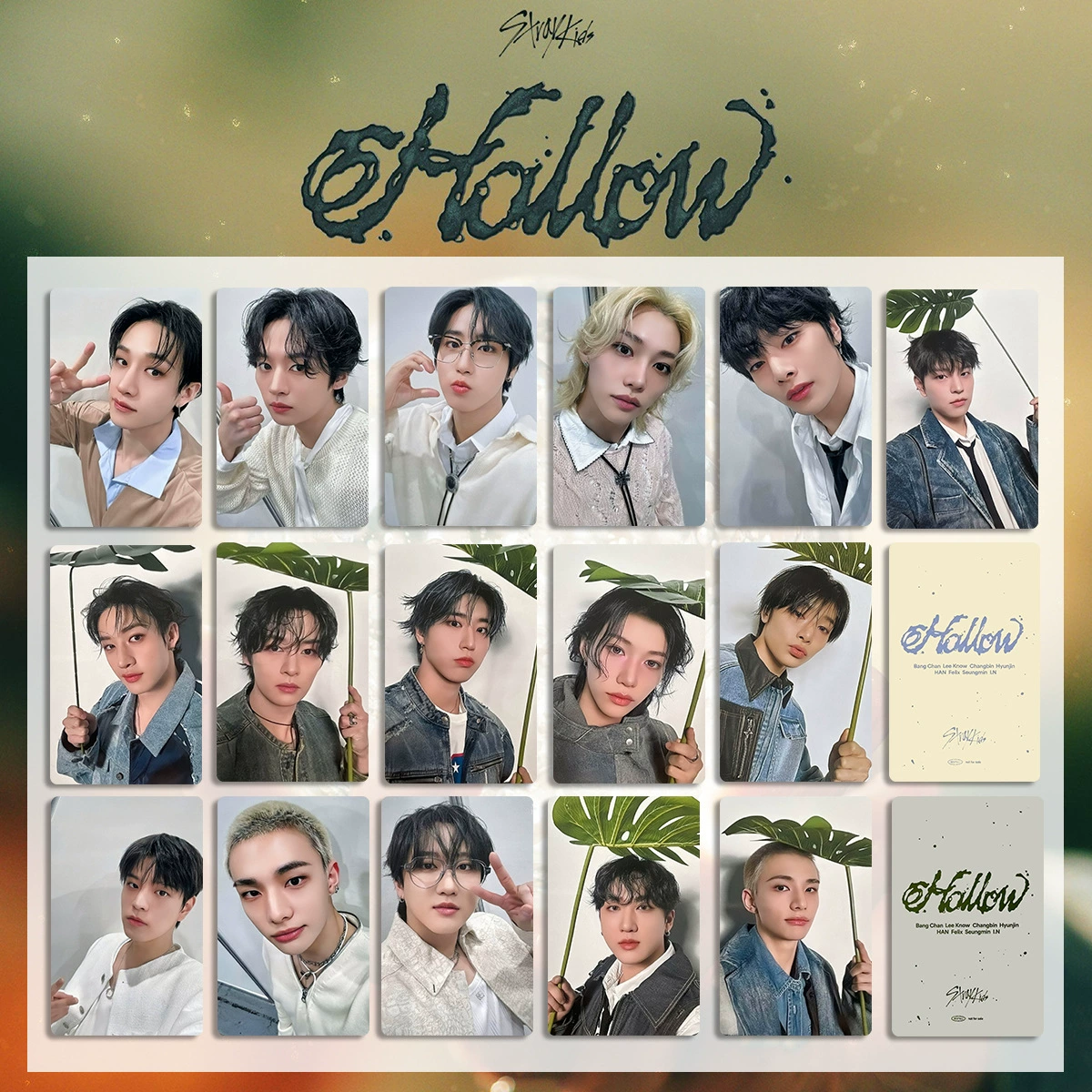 Карта для тура STRAY KIDS периферийная карта Сидзуока бамбук Weekly Limited Card HOLLOW Day Special Card