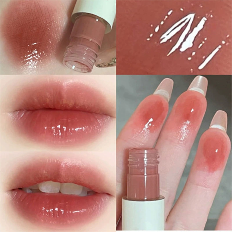 Блеск для губ Glossy Lip Gloss (Daimanpu) — зеркальный эффект, интенсивное увлажнение, дизайн медведя, 25 г
