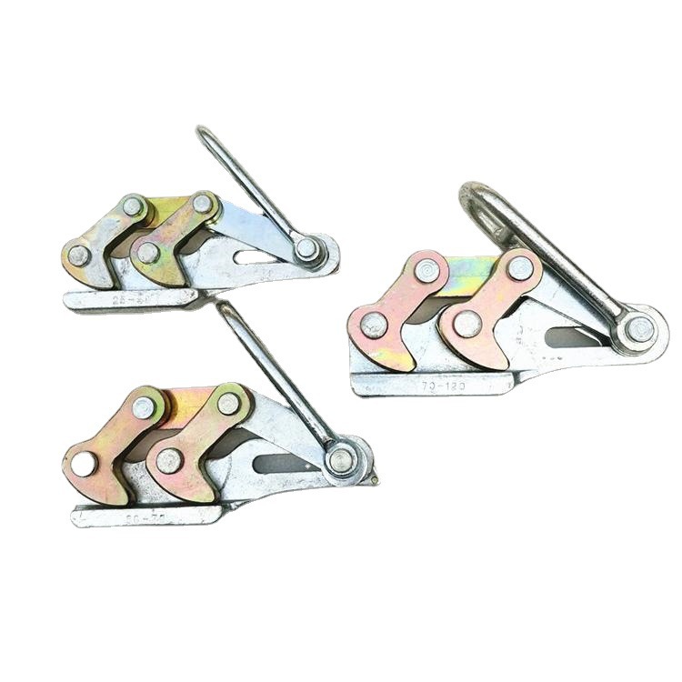 龙煤 钢制卡钢绞线 双桃地线卡线器 紧线器