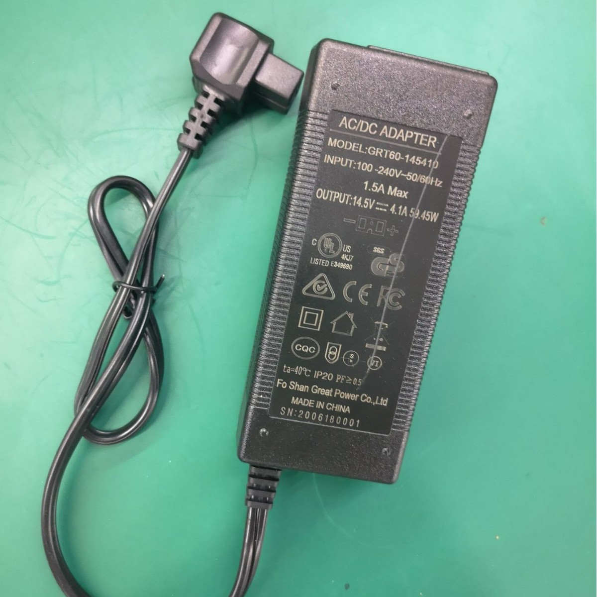 14.5V4.1A6A8A10A各国认证高品质疫苗血液冰箱电源适配器