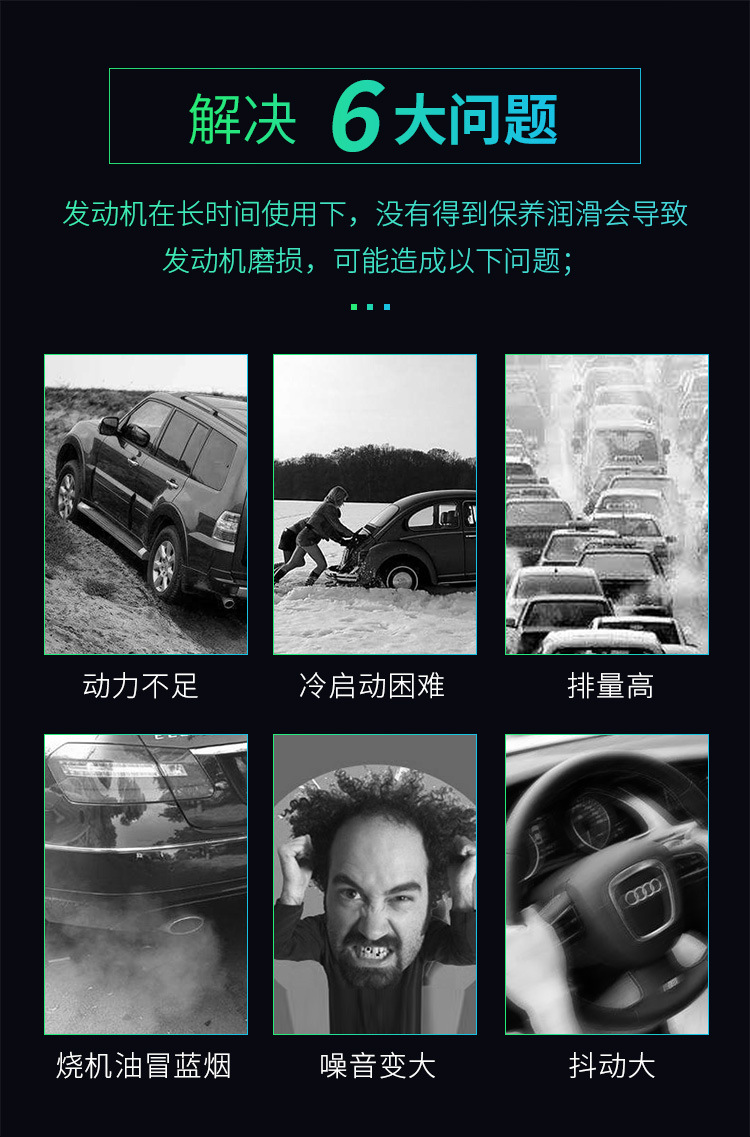 Wesley Engine Anti-Wear Repair and Protection Agent Motorcycle Internal Repair Cleaning Anti-Burn Oil Shaking