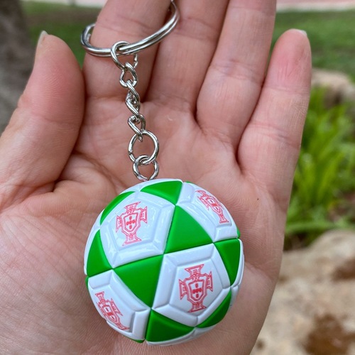 European Cup football children's gift pendant keychain Germany France England decoration bracelet souvenir