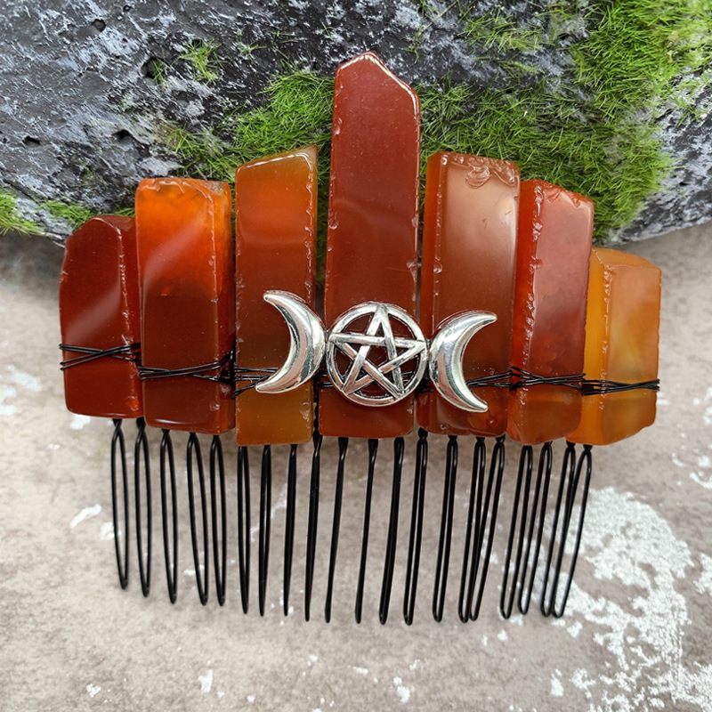 레드 마노 블랙 라인 실버 문