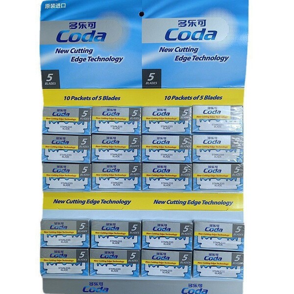 Import double-sided razor stainless steel