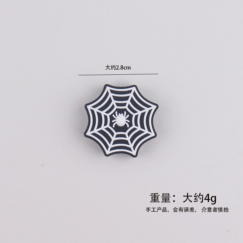 Extraña tela de araña de silicona cuentas creativas bolígrafo DIY accesorios goteo cuentas accesorios de cadena de tetina