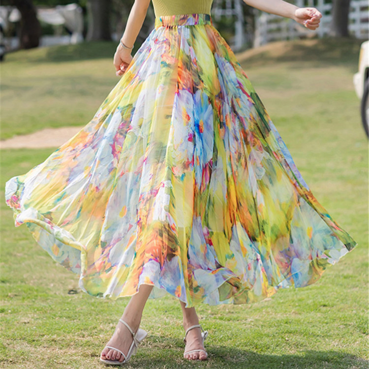 Shiffon summer beach dress