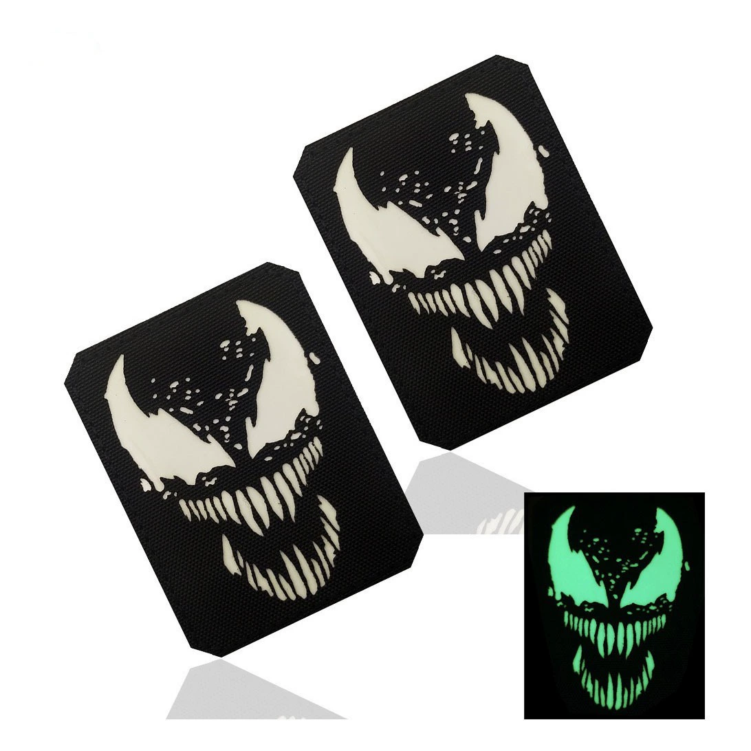 Трансграничный новый Ultimate версия лазерной резки светящийся нарукавный значок липучки острый зубной моральный знак
