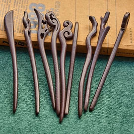 木质工艺品;发簪;钮扣