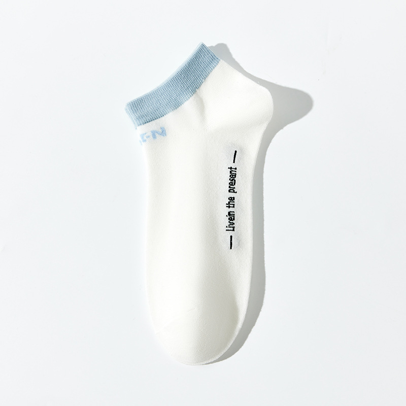 2024 nuevos calcetines de tobillo para hombres de primavera y verano ins Calcetines Bajos transpirables absorbentes de sudor japoneses calcetines de Zhuji de moda