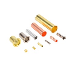 加工定制外径1.5-30mm/壁厚0.15-2mm空心铆钉 铜铝不锈管状铆钉