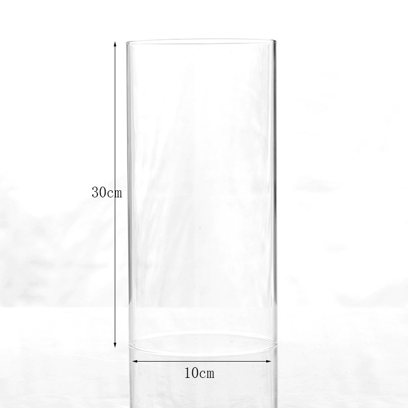 S228 cubierta de vela de vidrio transparente redondo cubierta de vela de vidrio a prueba de viento base de cubierta de lámpara de vidrio de disco triangular