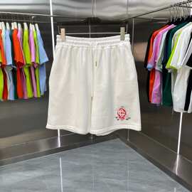 CASA卡萨美式休闲裤男夏季薄款宽松五分裤潮流灰色休闲裤直筒男生