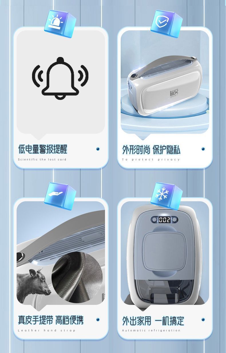 Refrigerator Box for Insulin, Portable Medicine Special Rechargeable Battery, Portable Car Mini Refrigerator