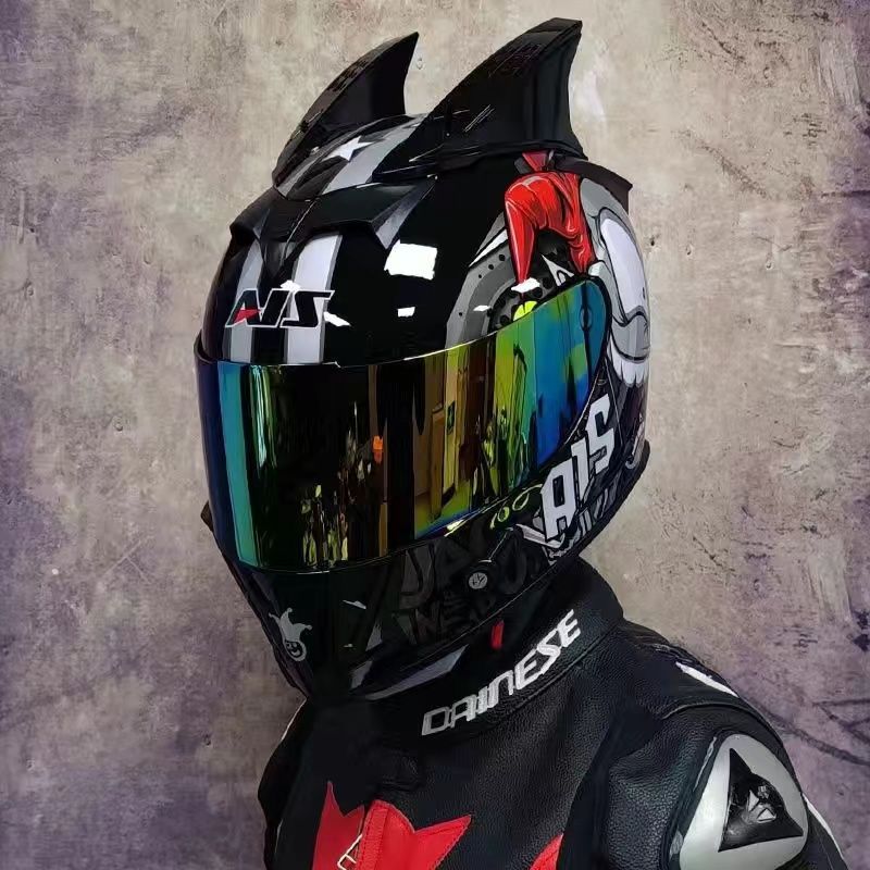 회색 광대/컬러 거울+뿔