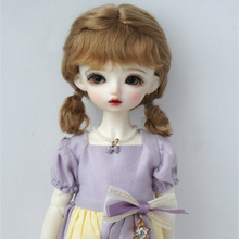 巨尤素BJD陶瓷娃娃blythe假发卡肉napi马海毛ob11啾啾基础款JD736