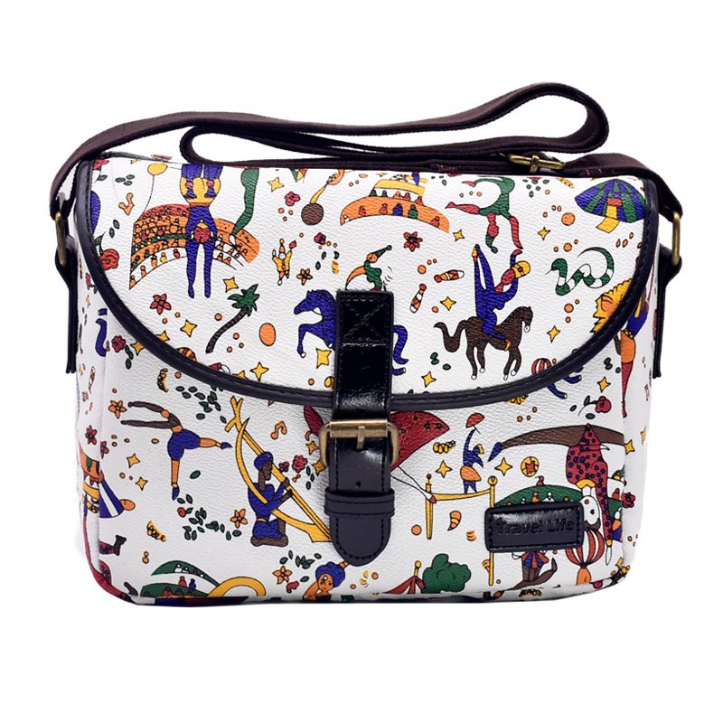 Campus estilo casual mini sola cámara SLR bolsa crossbody bolsa una máquina 1 espejo 2 espejo bolsa de la Cámara individual y bolsa inversa mochila