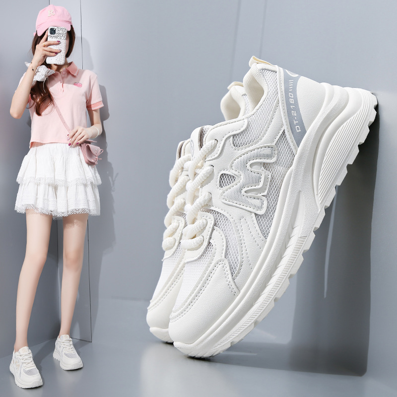 2025 verano Forrest Gump zapatos para mujer nuevos zapatos de suela gruesa zapatos deportivos transpirables zapatos para correr casuales ligeros zapatos de entrenamiento alemán