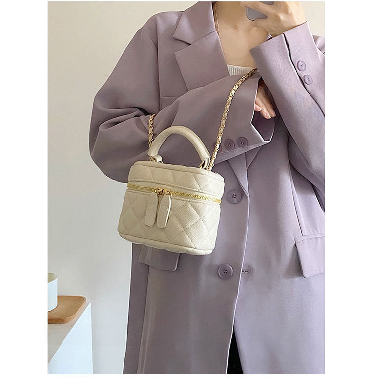 2022 Spring and Summer New Handheld Mini Bag Rhombic  Style Chain Bag All-match Shoulder Crossbody Lipstick Small Bag_voghion.com