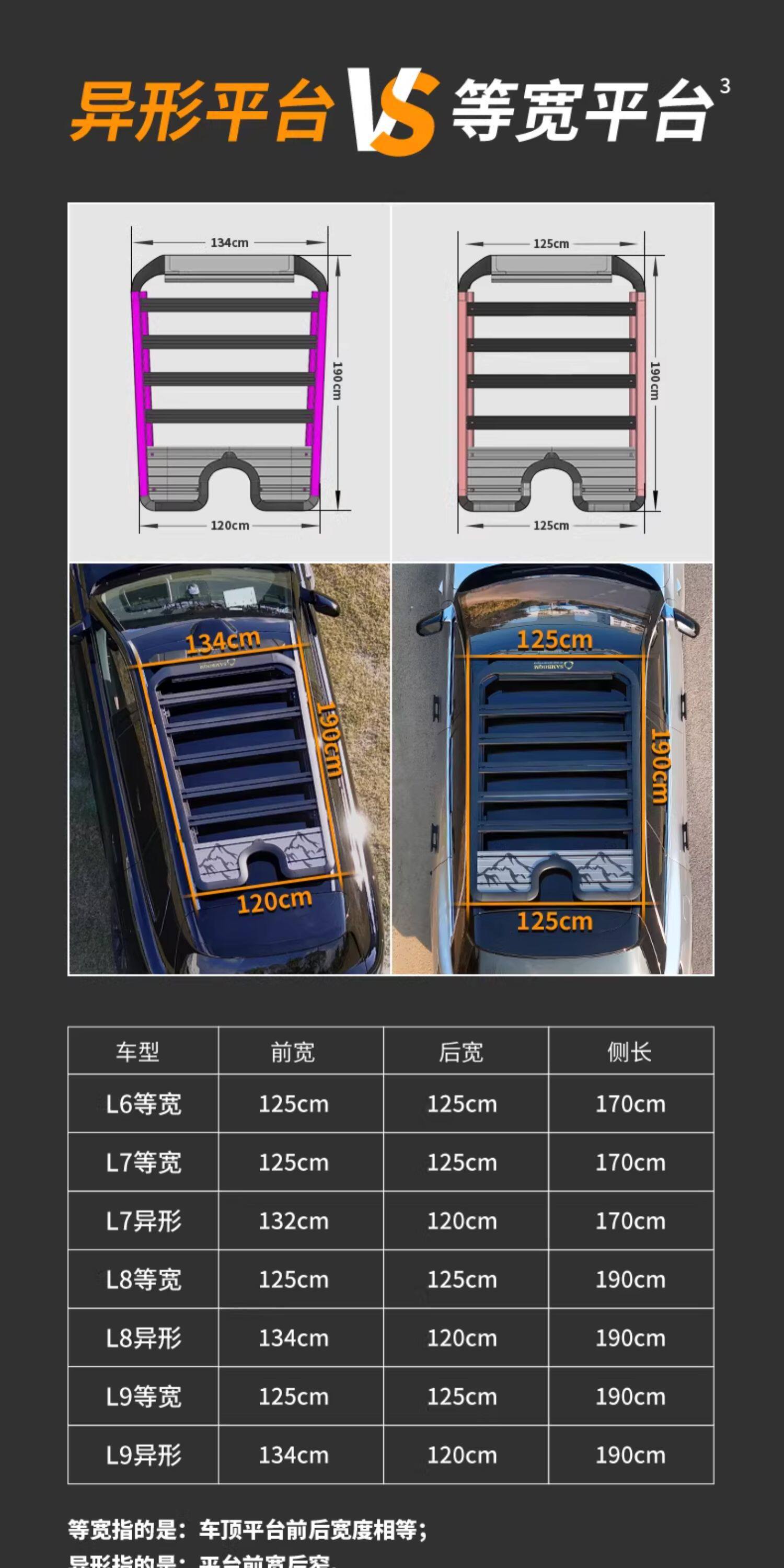 Shanbuqu Ideal Car Roof Rack One L6 L7 L8 Luggage Rack Platform Ideal L9 Car Roof Rack