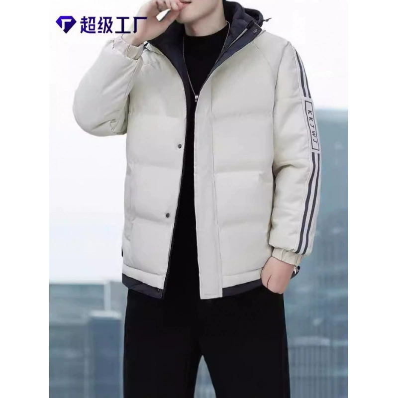 Трансграничная хлопчатобумажная мужская куртка новая мода дикая толстая мужская хлопчатобумажная куртка