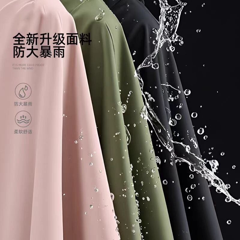 Raincoat for Delivery Riders, Split-Type Unisex Rain Poncho, Fishing Raincoat, Thickened Long Full-Body Raincoat for Electric Scooters, Storm-Proof for Men