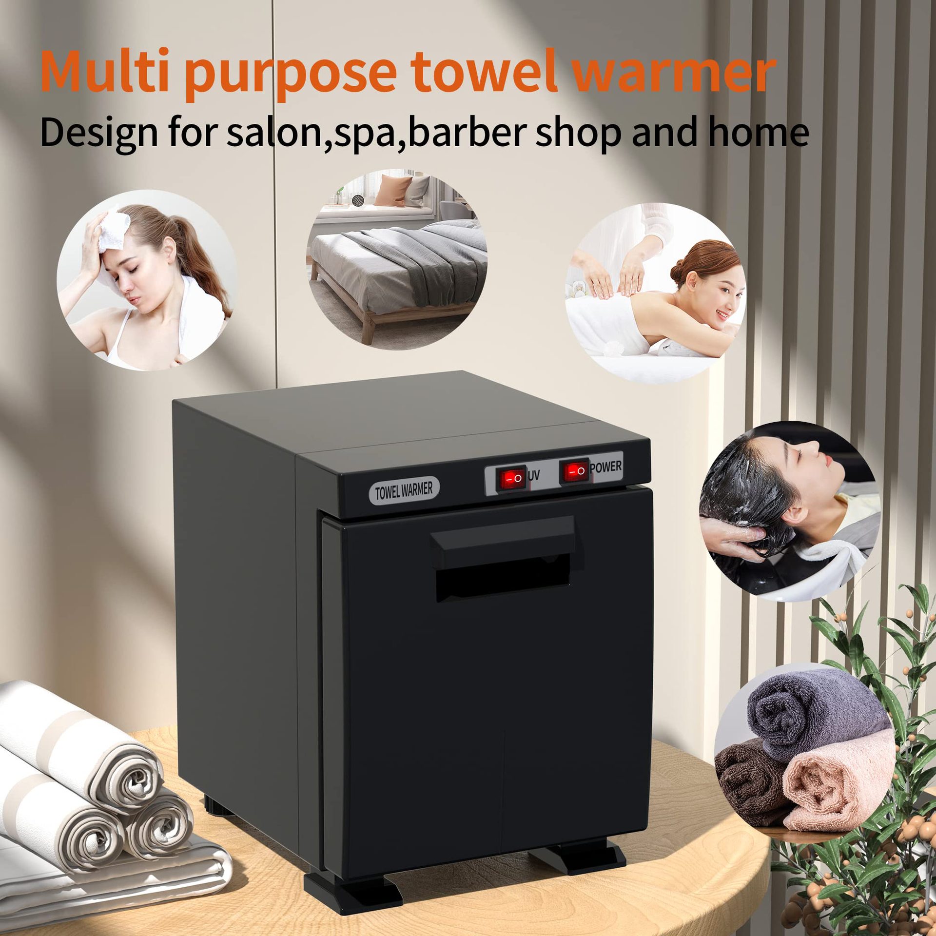 New beauty salon barber shop commercial towel disinfection cabinet UV disinfection constant temperature nail salon hotel tool cabinet