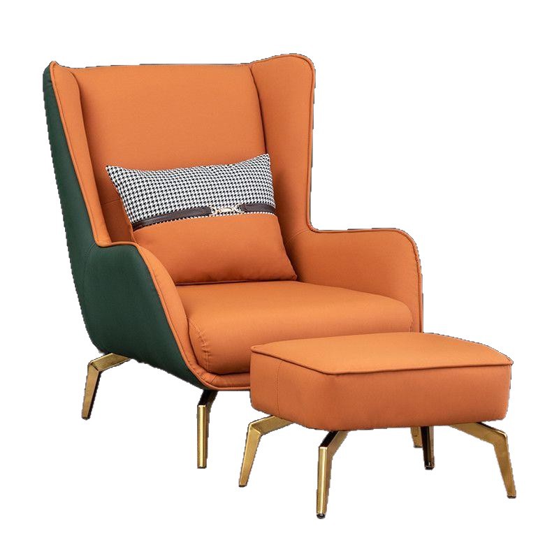 Dormitorio moderno de una sola silla simple sala de estar se puede acostar sofá individual de lujo ligero balcón perezoso diseñador de sofá doméstico