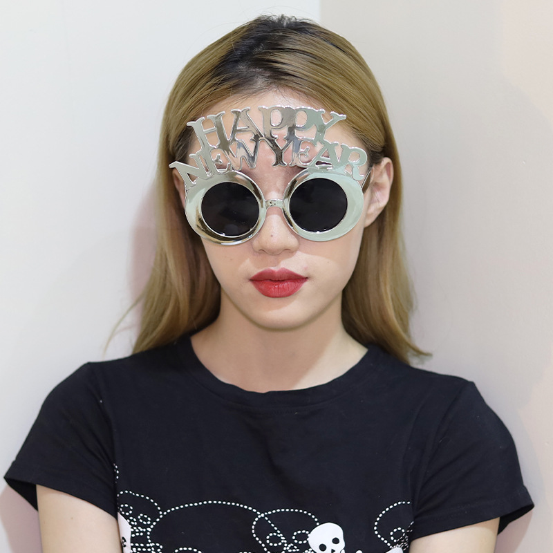 Lentes de Sol Decorativos para Fiesta de Año Nuevo en ABS