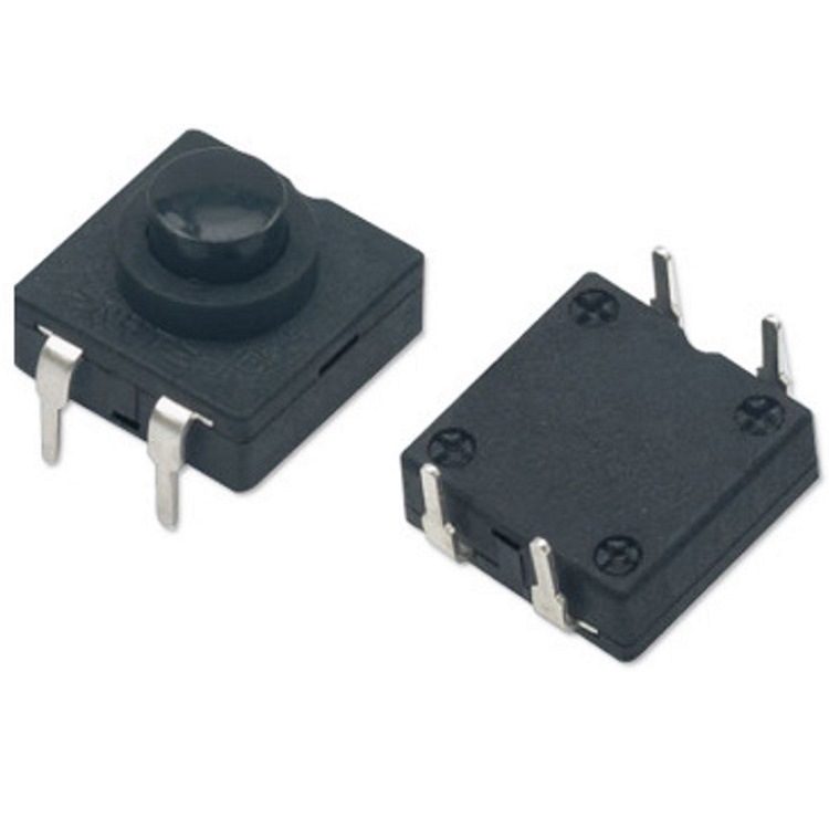 方形自锁开关立式4脚   方形迷你按键开关   按钮开关方形12*12