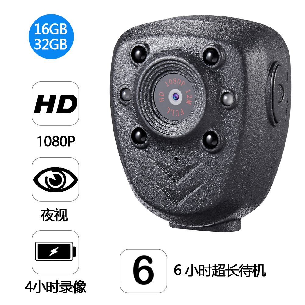 Venta caliente HD 1080p de visión nocturna de nuevo clip de vigilancia todo en uno inteligente de audio y grabación de vídeo de seguridad de la cámara casera